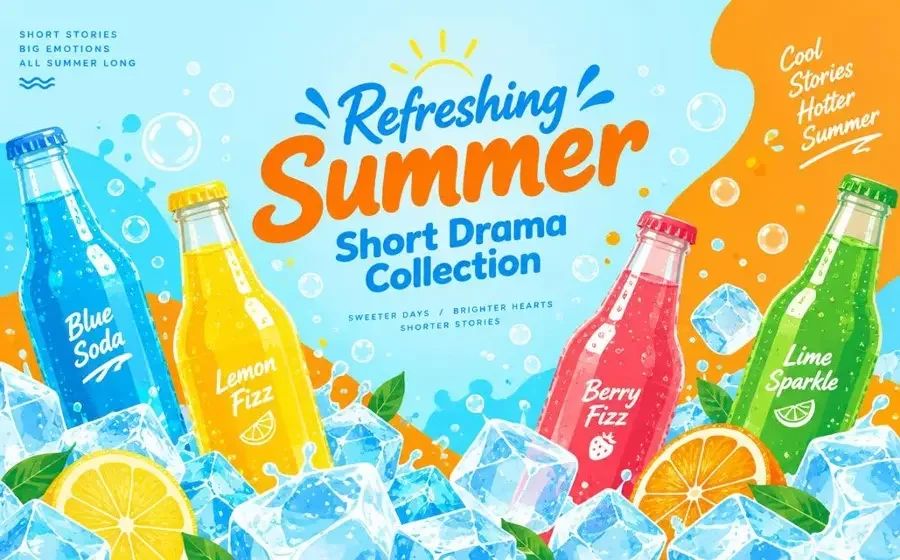 汽水夏日清爽特辑专题封面